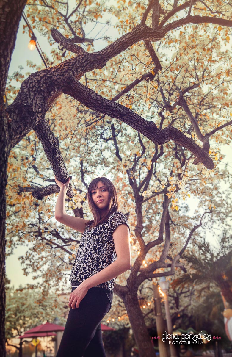 Alejandra en Balboa Park.